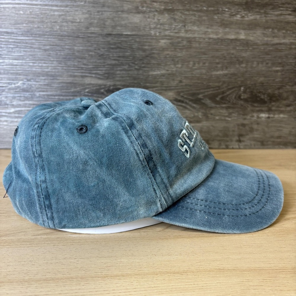 St. Thomas USVI Hat Cap Strap Back Blue Washed Iguana Jack's Souvenir Mens - Picture 6 of 9